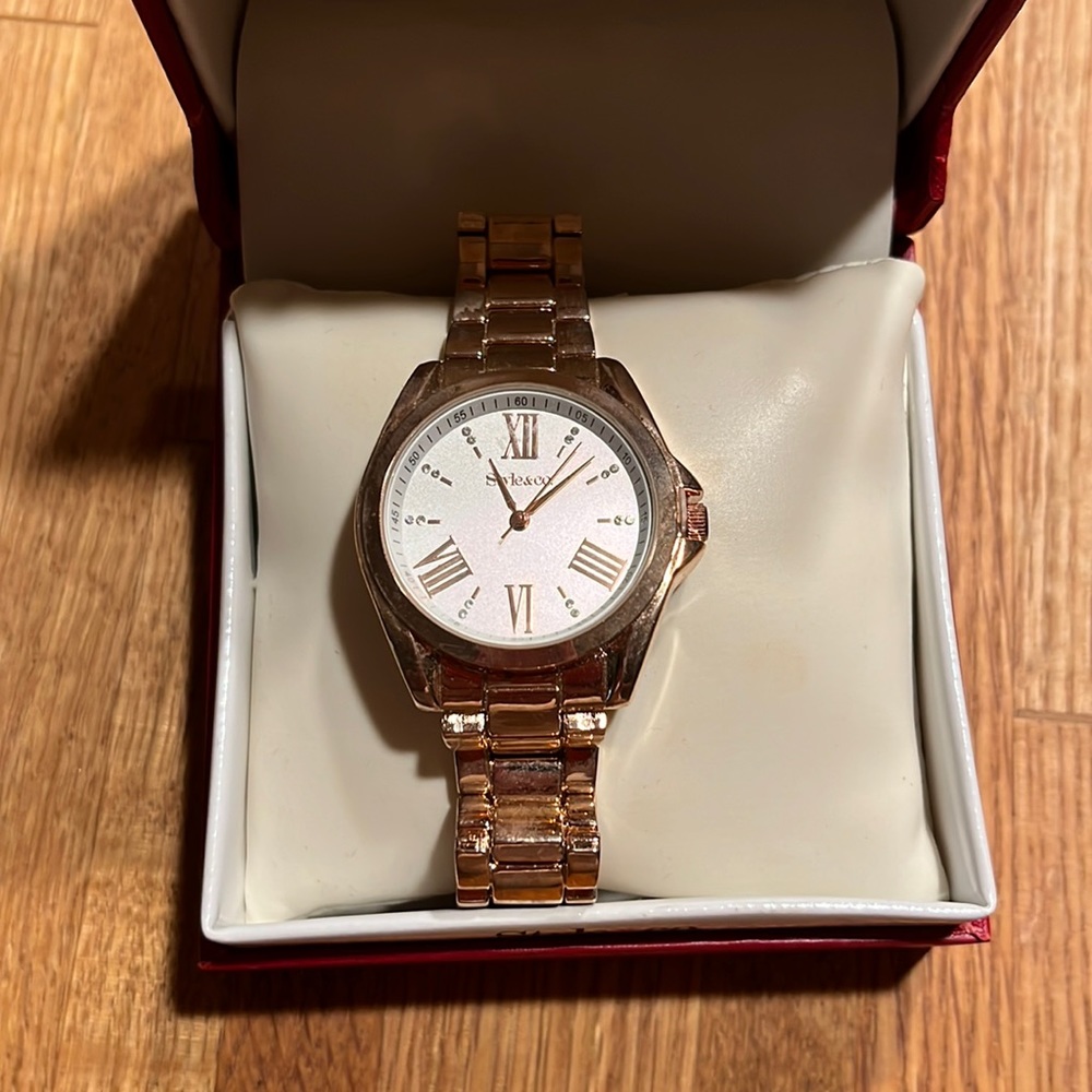 Style & Co watch with Roman numerals